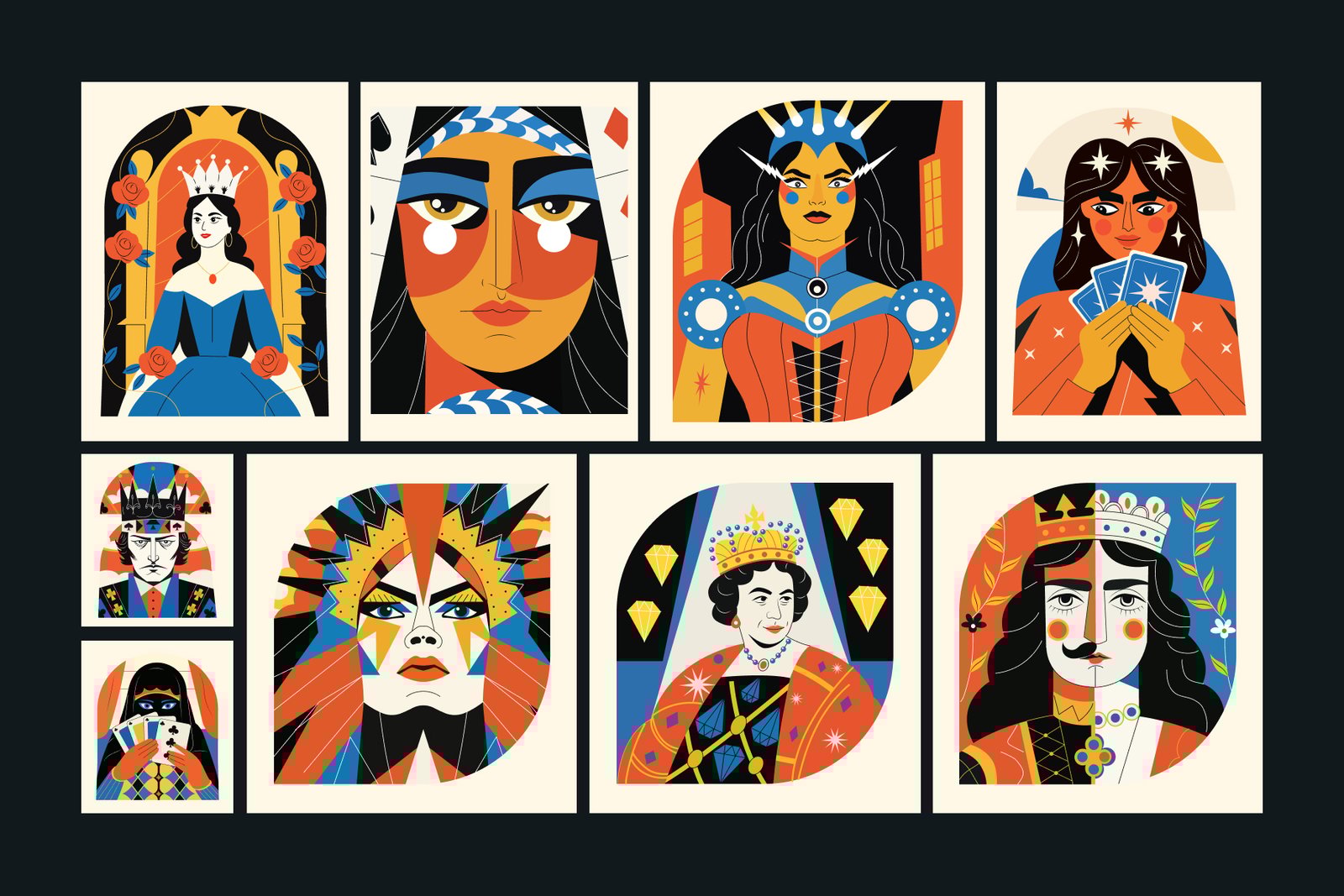 Poker Illustration Art Set