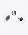Frosted Glass Icons Mockup