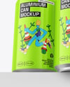 Three Glossy Cans Mockup