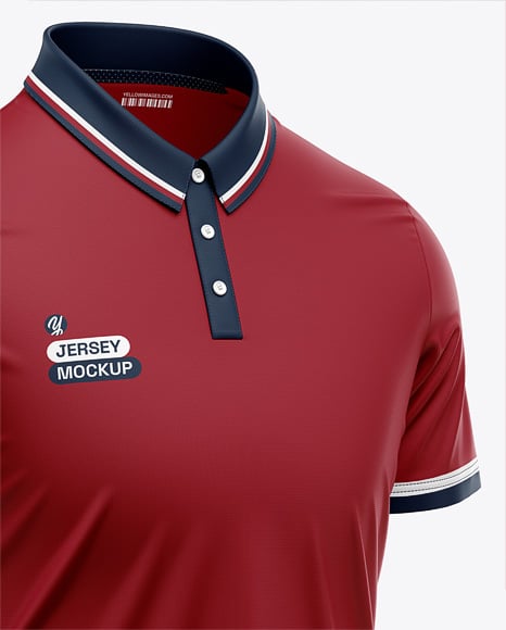 Men's Polo Shirt Mockup