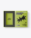 Empty Opened Kraft Box Mockup