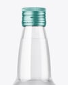 Clear Glass Water Bottle Mockup