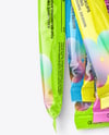 Glossy Stick Sachets Mockup