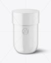 Matte Cosmetic Jar Mockup