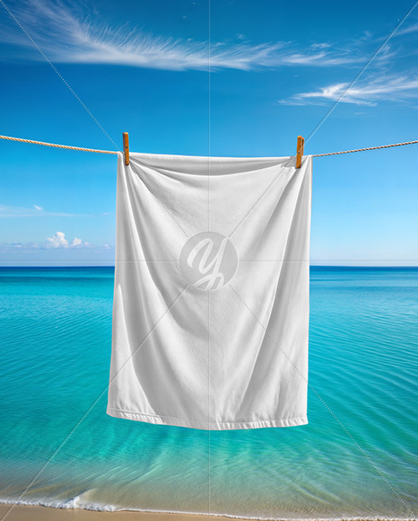 Hanging Towel Mockup