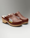 Pair of Leather Clogs Mockup
