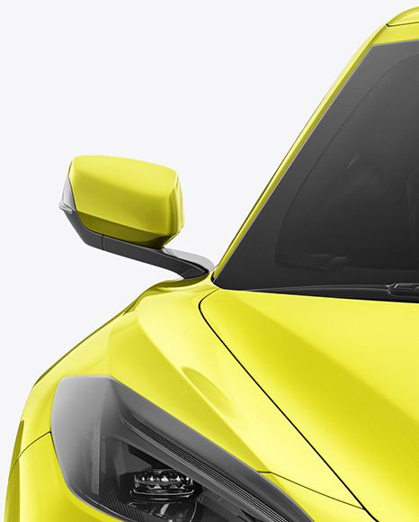 Sport Car Mockup - Front View