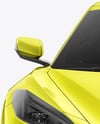Sport Car Mockup - Front View