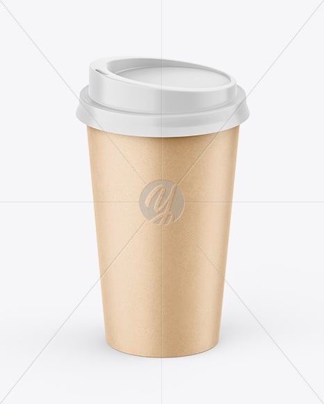 Kraft Paper Coffee Cup Mockup