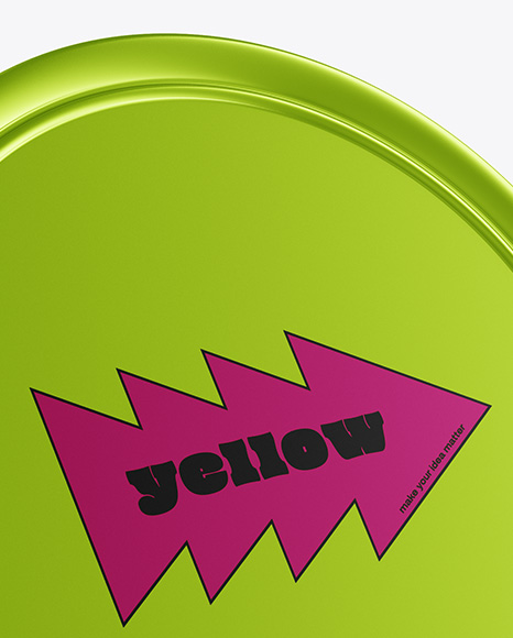 Two Round Tin Boxes Mockup