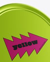 Two Round Tin Boxes Mockup