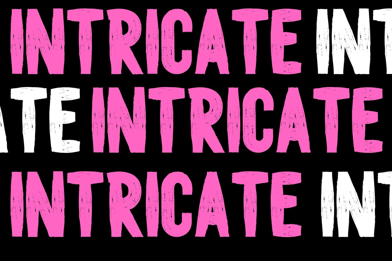 Intricate Font