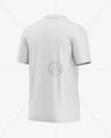Soccer Jersey Mockup - Back Half Side View