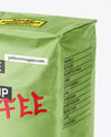 Kraft Paper Coffee Bag Mockup