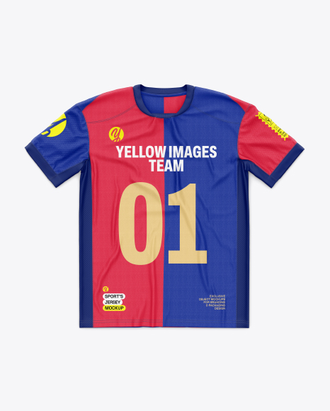 Soccer Jersey Mockup - 3D jersey mockup