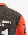 Melange Jersey Mockup - Back View