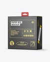 Glossy Paper Box w/ Hang Tab Mockup