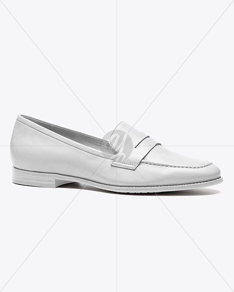 Women's Leather Loafer Mockup