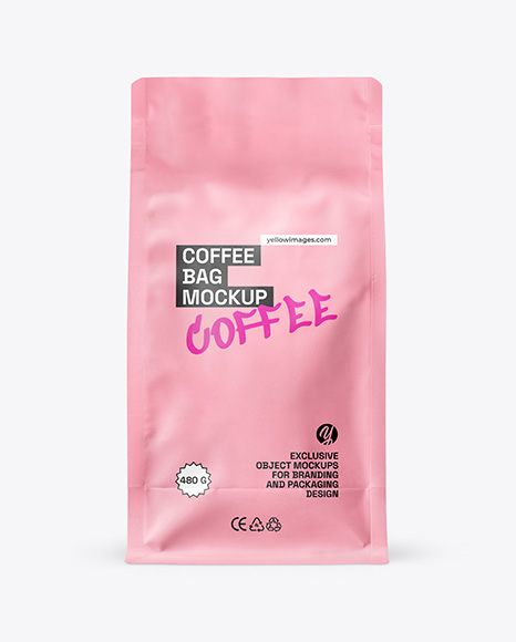 Matte Coffee Bag Mockup - Coffee+Bag+Mockup+-+Masa+Design