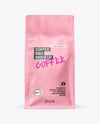 Matte Coffee Bag Mockup