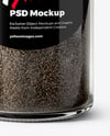 Spice Jar with Grounded Black Pepper Mockup