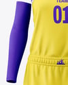Women's Basketball Kit Mockup - Front View