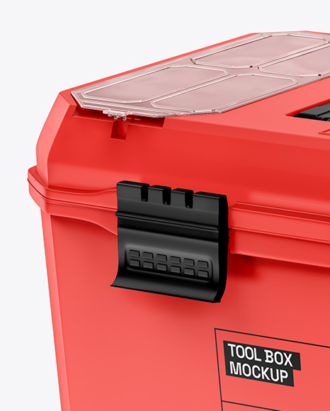 Plastic Tool Box Mockup