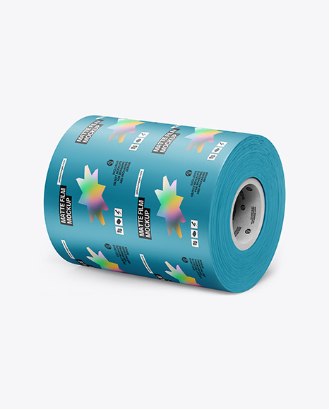 Matte Film Roll Mockup - Stationery mockups