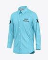 Men's Long Sleeve Shirt Mockup - Half Side View
