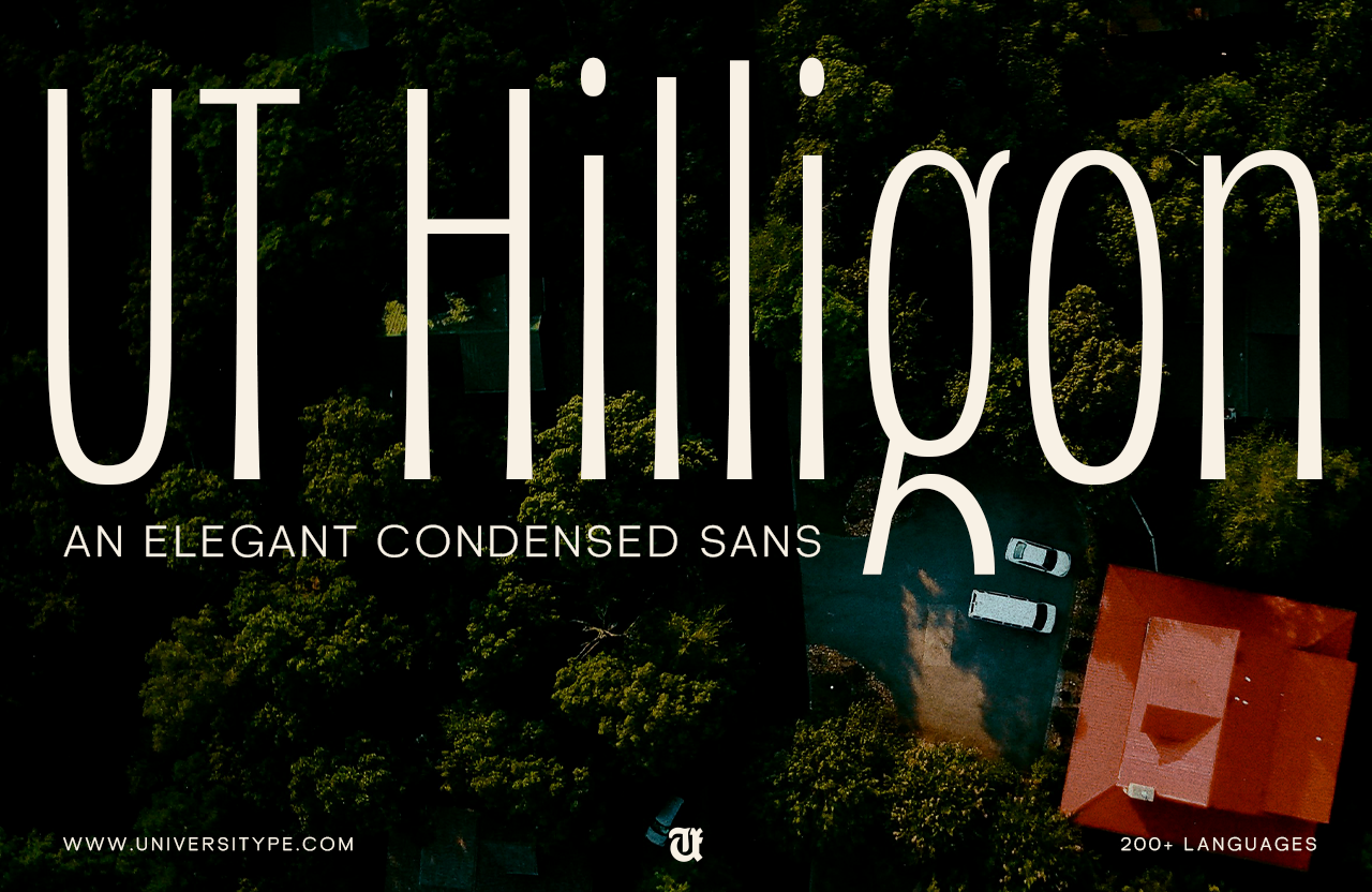 UT Hilligon - An Elegant Condensed Font