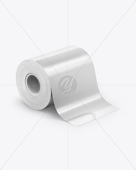 Metallic Film Roll Mockup