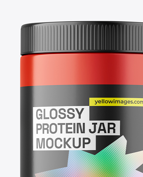 Glossy Protein Jar