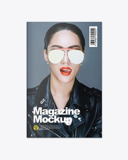 Magazine psd mockup