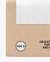 Kraft Coffee Bag Mockup with Clip – Front View
