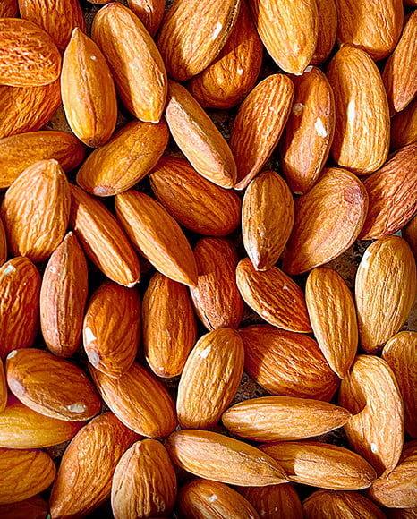 Opened Box With Almond Nuts Mockup