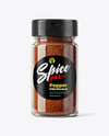 Jar with Grounded Aleppo Pepper Mockup