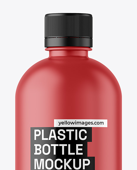 Matte Cosmetic Bottle Mockup