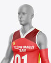 Full Basketball Kit Mockup - Half Side View