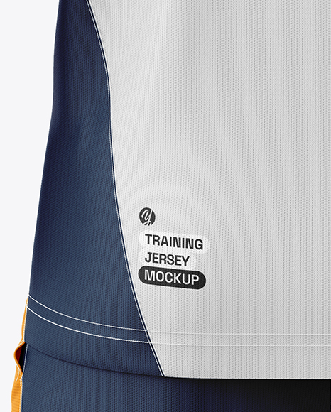 Training Long Sleeve Kit Mockup – Back View