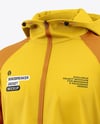 Men's Anorak Windbreaker Jacket Mockup - Half Side View