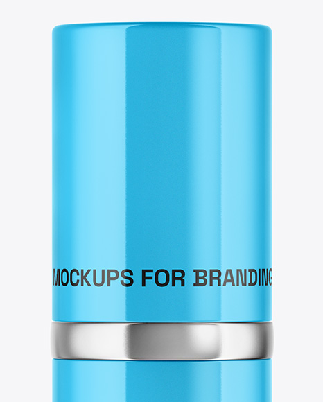 Glossy Spray Bottle Mockup