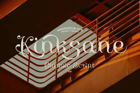 Kinksane Script Font - Fonts