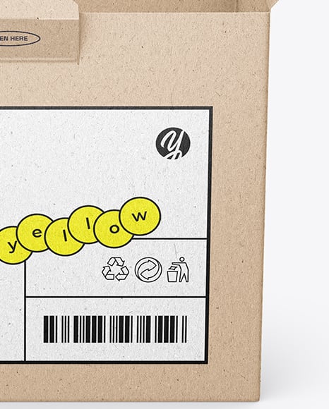 Kraft Paper Box Mockup