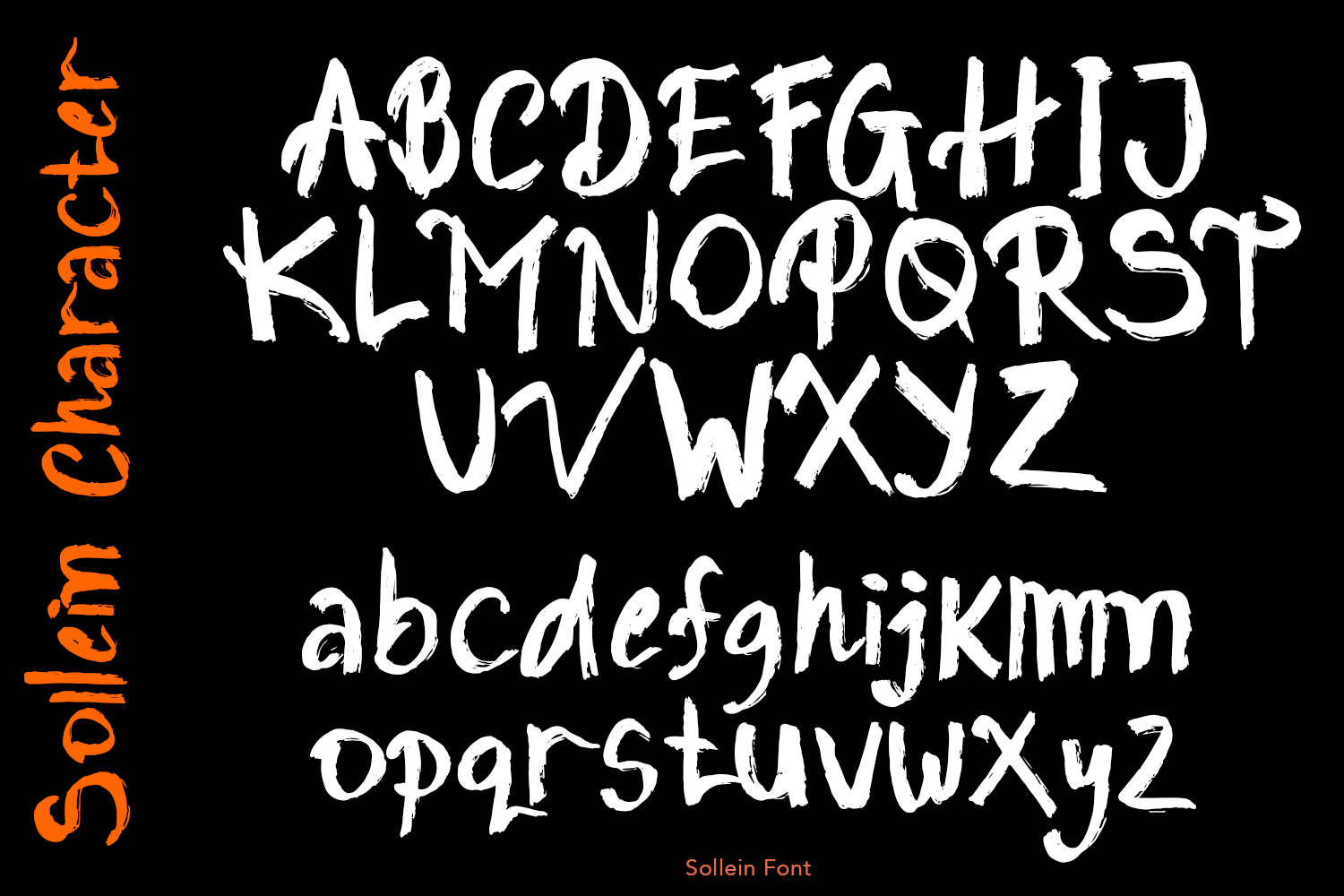 Sollein Brush Font