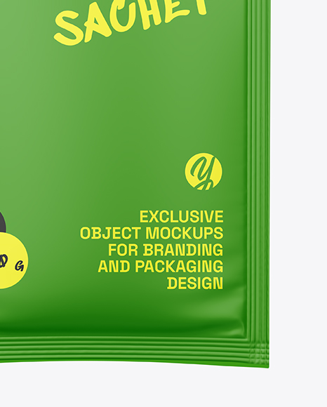Matte Sachet Mockup