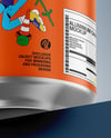 Aluminium Can With Matte Finish Mockup