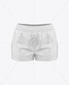 Women's Double-Layer Shorts Mockup - Front View