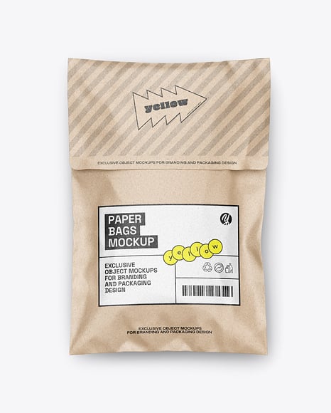 Kraft Paper Mailing Bag Mockup