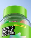 Plastic Bottle with Gummies Mockup