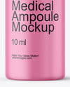 Matte Medical Ampoule Mockup